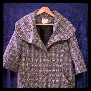 Black and white silence and noise jacket